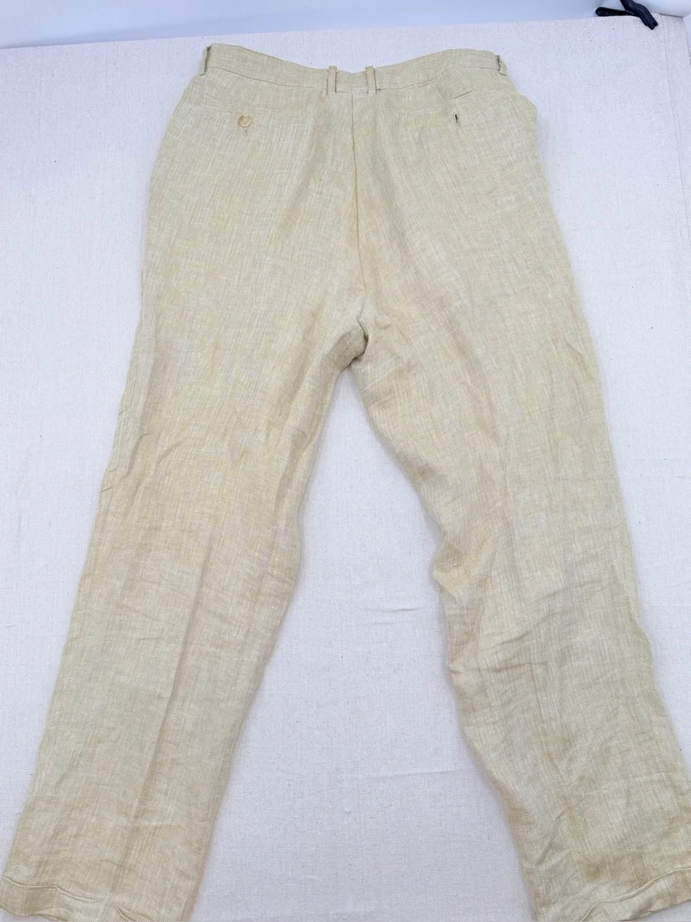 Ermenegildo Zegna Sand Linen Chinos